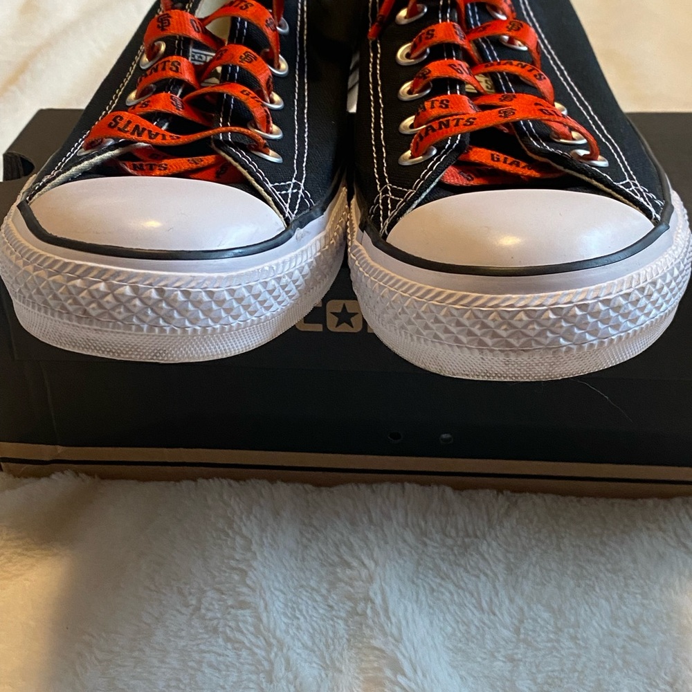 Converse Chuck Taylor All-Star Oxford Black Sneakers - Mens 10 Womens 12 - Picture 4 of 6